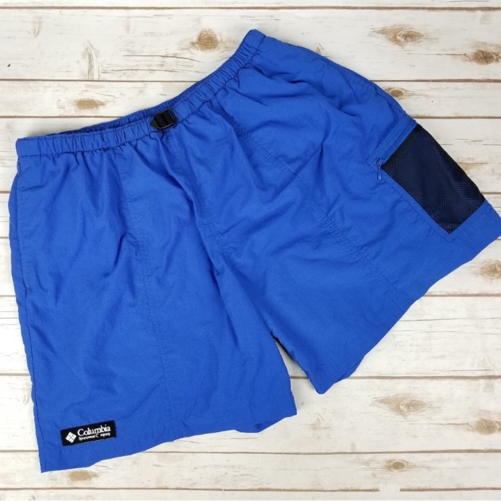 Columbia Blue Swim Trunks Cargo Shorts Men’s XL
